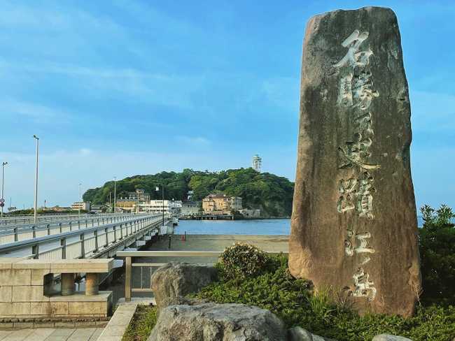 The bridge to Enoshima Island